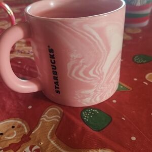 Starbucks Pink Swirl Mug